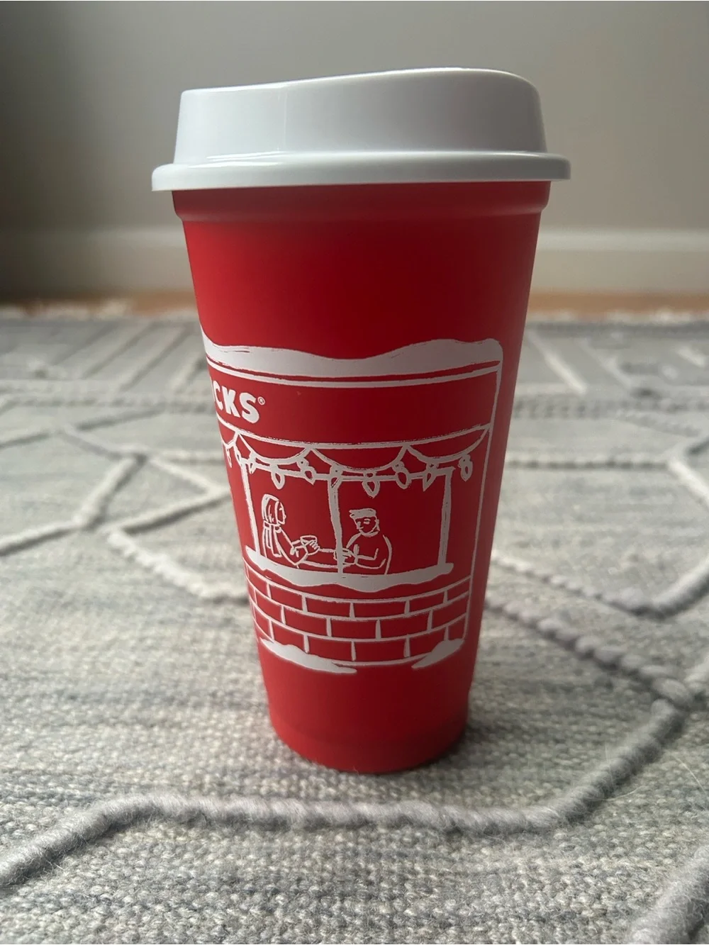 NWT Starbucks Limited Edition Red Cup Winter Holiday/Seasonal Travel Mug,Tumbler